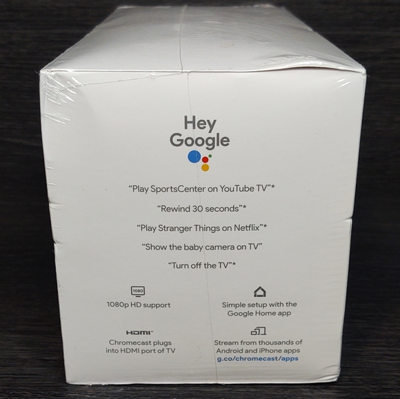 Google Smart TV Kit with Google Home Mini & Chromecast Charcoal | Brand New - Picture 3 of 4
